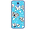 Funda Gel Tpu para Oukitel K5000 Diseño Mariposas Dibujos