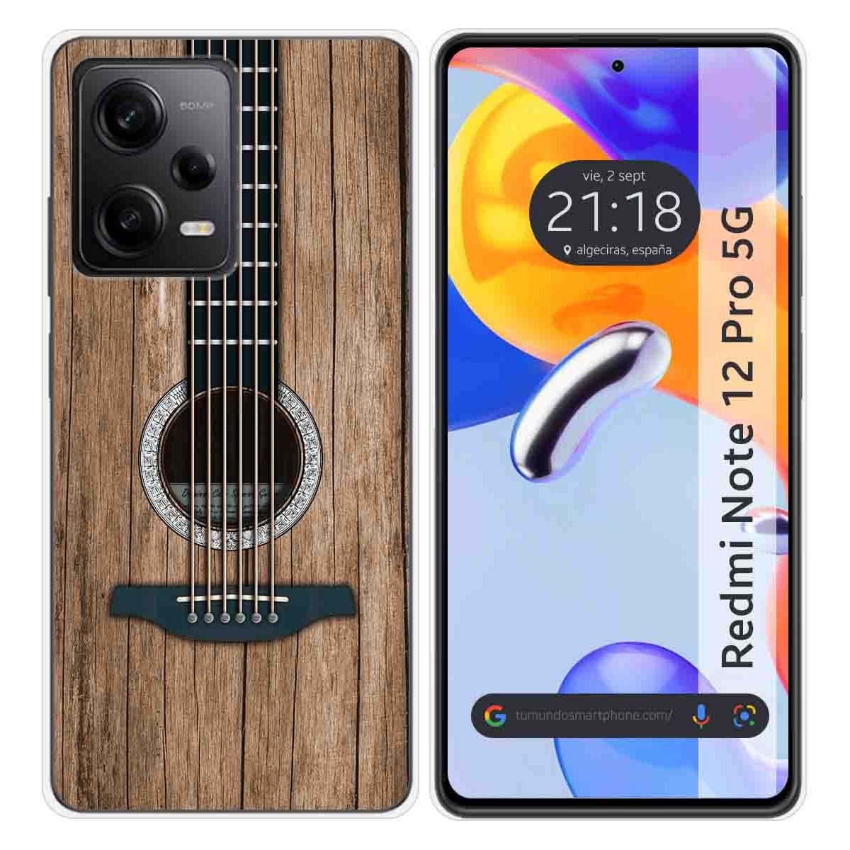 Funda Silicona compatible con Xiaomi Redmi Note 12 Pro 5G diseño Madera 11 Dibujos