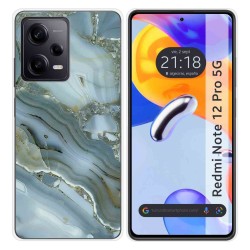 Funda Silicona compatible con Xiaomi Redmi Note 12 Pro 5G diseño Mármol 09 Dibujos