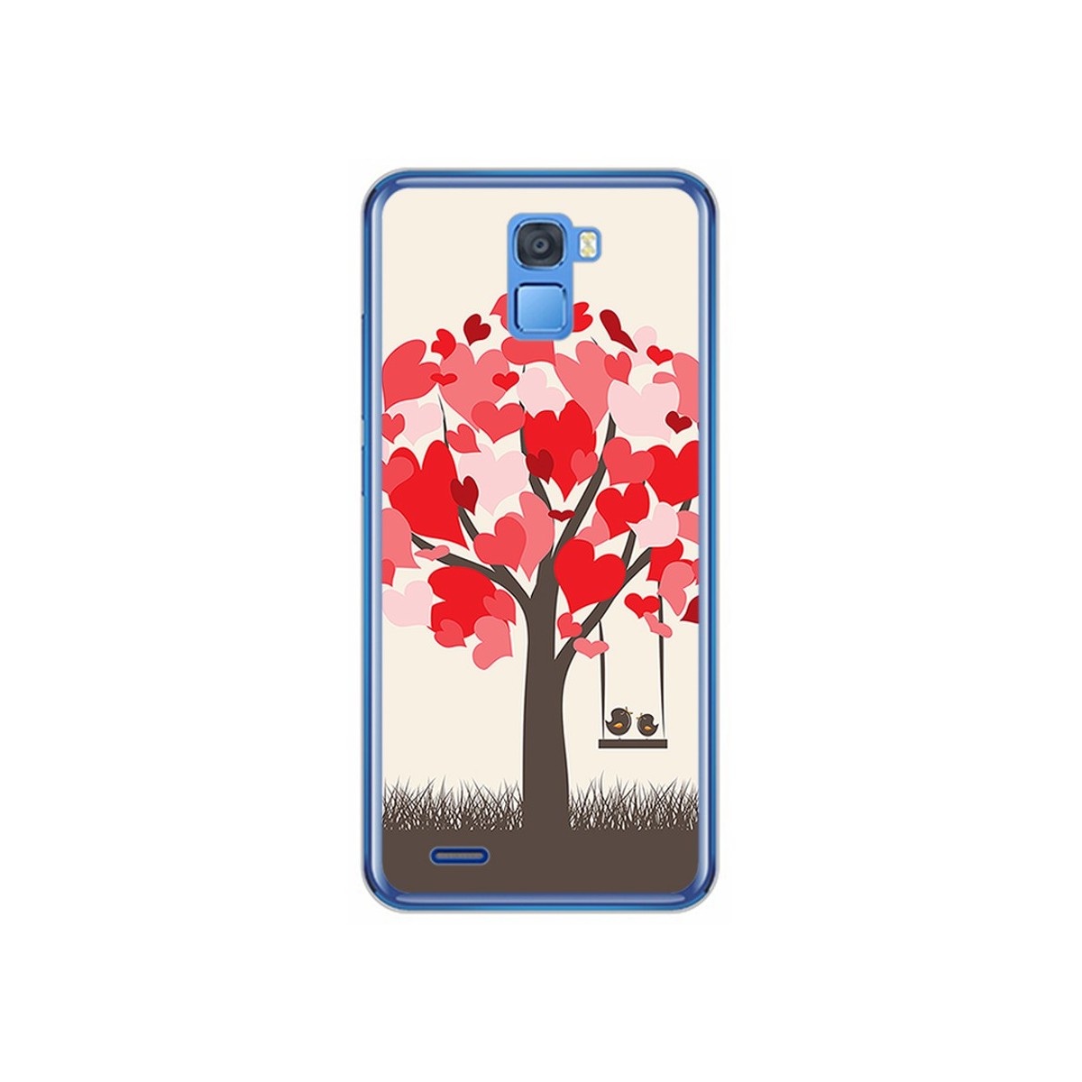 Funda Gel Tpu para Oukitel K5000 Diseño Pajaritos Dibujos