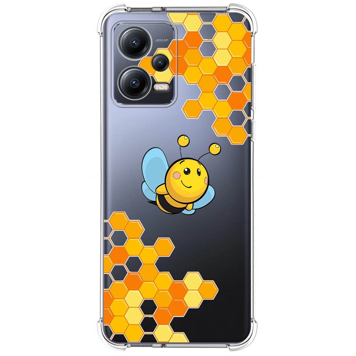 Funda Silicona Antigolpes compatible con Xiaomi Redmi Note 12 5G diseño Abeja Dibujos