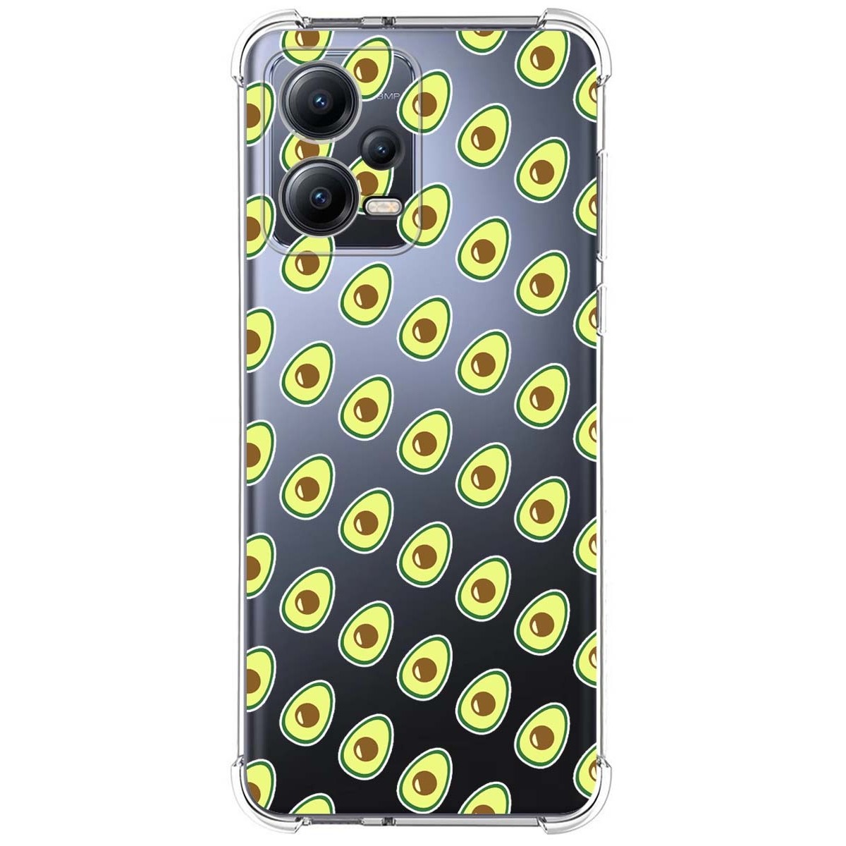 Funda Silicona Antigolpes compatible con Xiaomi Redmi Note 12 5G diseño Aguacate Dibujos