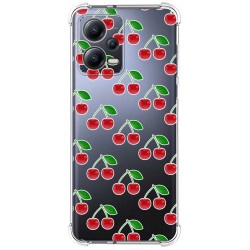 Funda Silicona Antigolpes compatible con Xiaomi Redmi Note 12 5G diseño Cerezas Dibujos