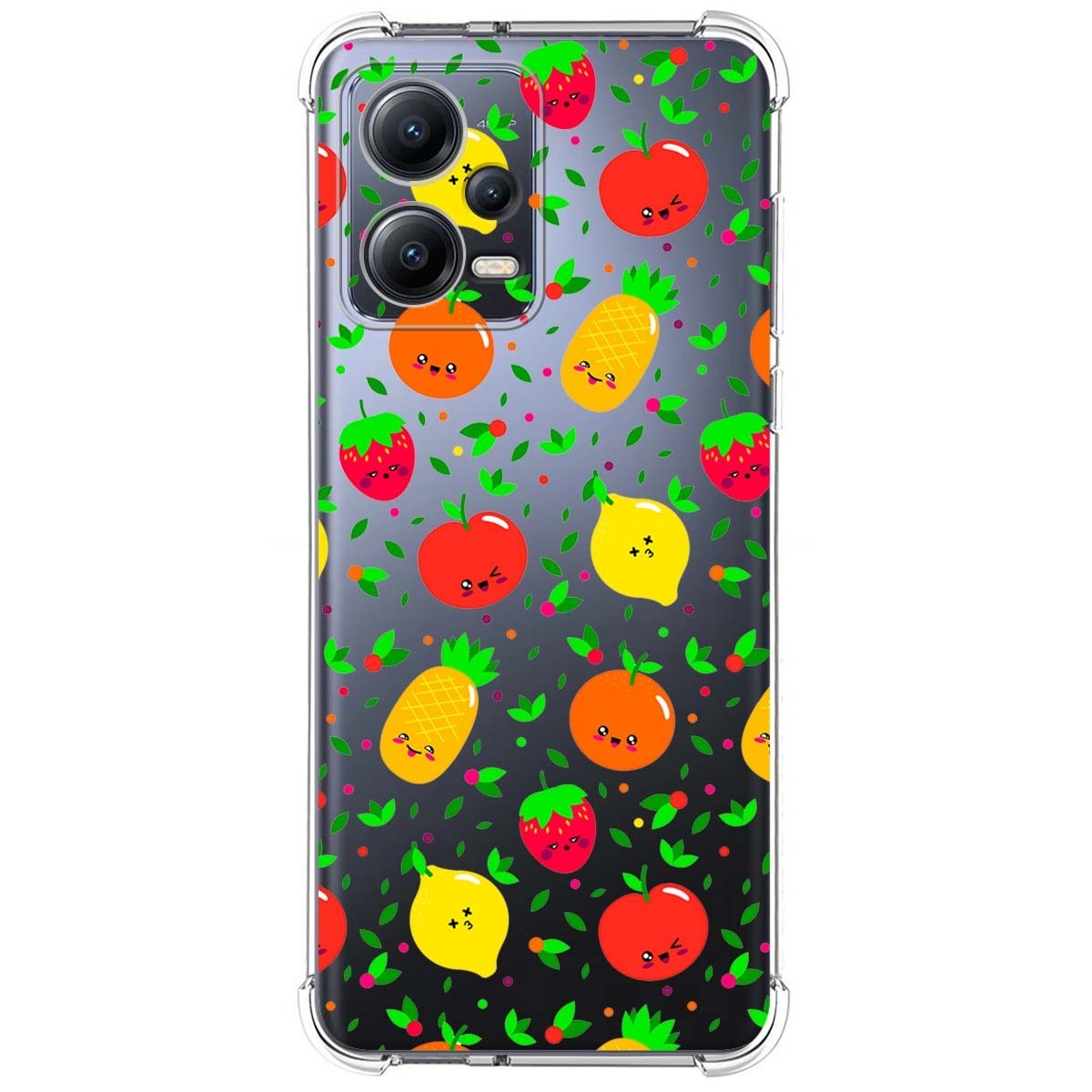 Funda Silicona Antigolpes compatible con Xiaomi Redmi Note 12 5G diseño Frutas 01 Dibujos