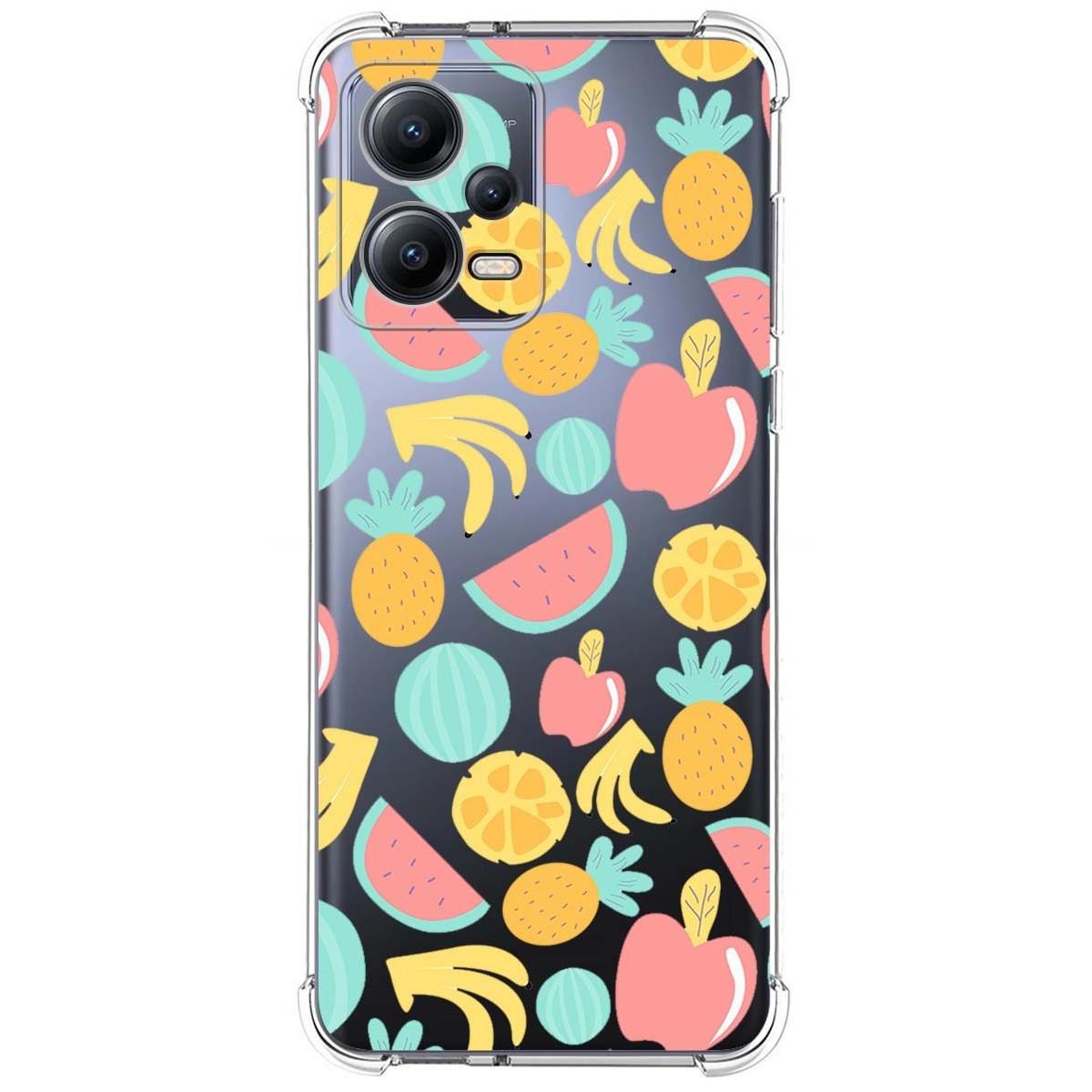 Funda Silicona Antigolpes compatible con Xiaomi Redmi Note 12 5G diseño Frutas 02 Dibujos