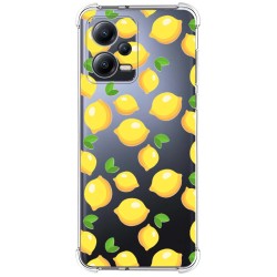 Funda Silicona Antigolpes compatible con Xiaomi Redmi Note 12 5G diseño Limones Dibujos
