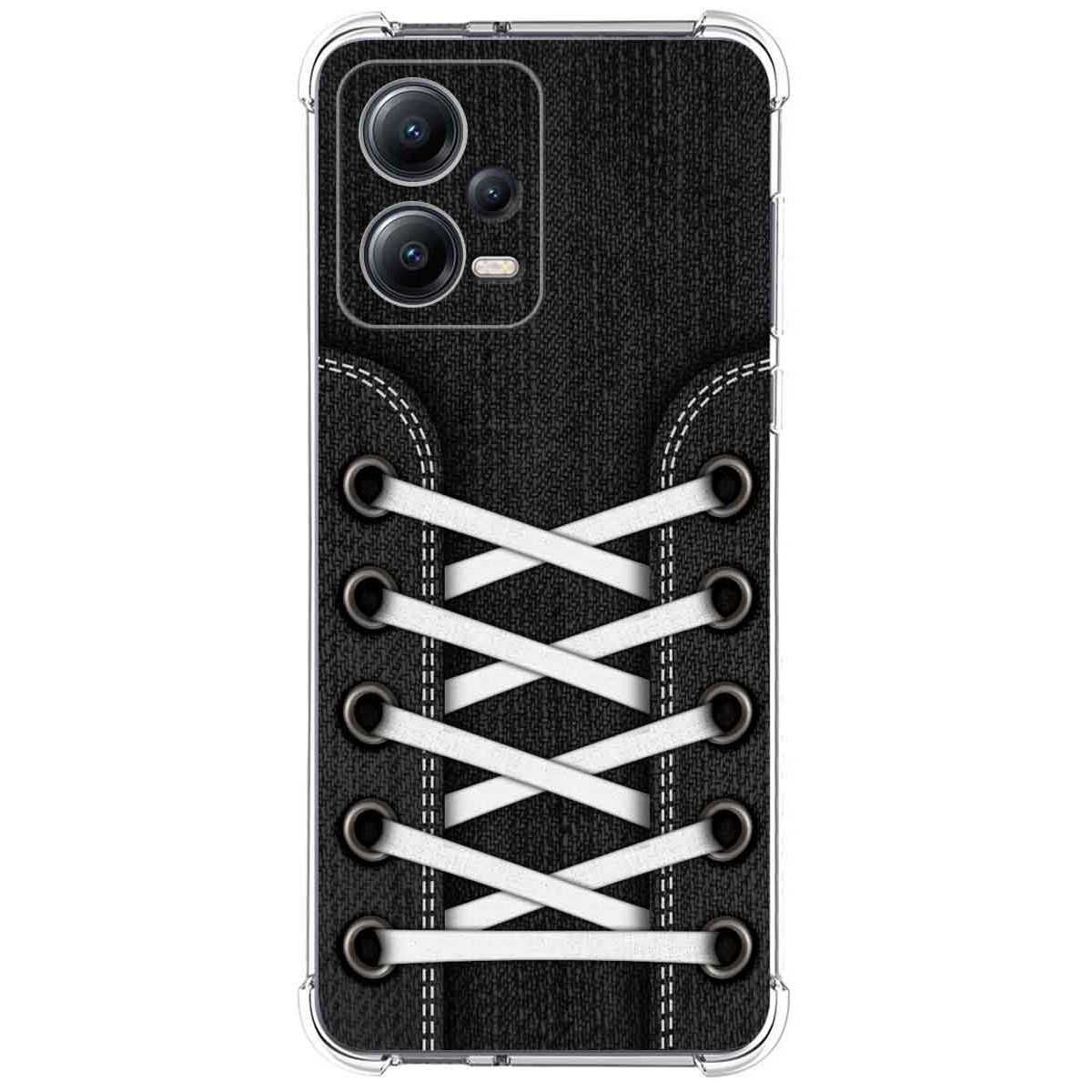 Funda Silicona Antigolpes compatible con Xiaomi Redmi Note 12 5G diseño Zapatillas 02 Dibujos