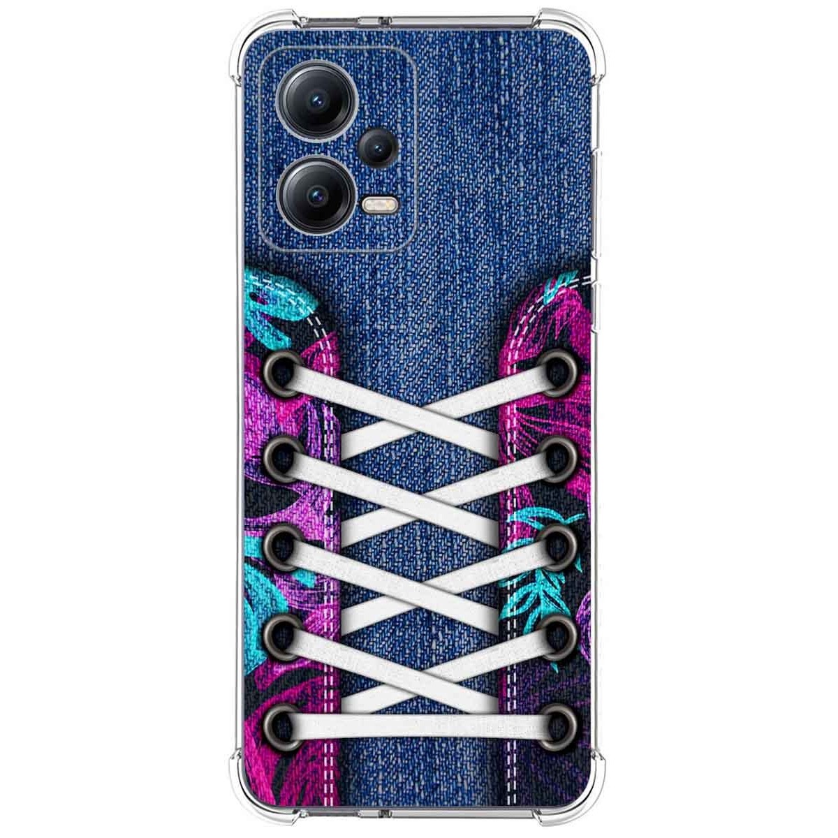 Funda Silicona Antigolpes compatible con Xiaomi Redmi Note 12 5G diseño Zapatillas 06 Dibujos
