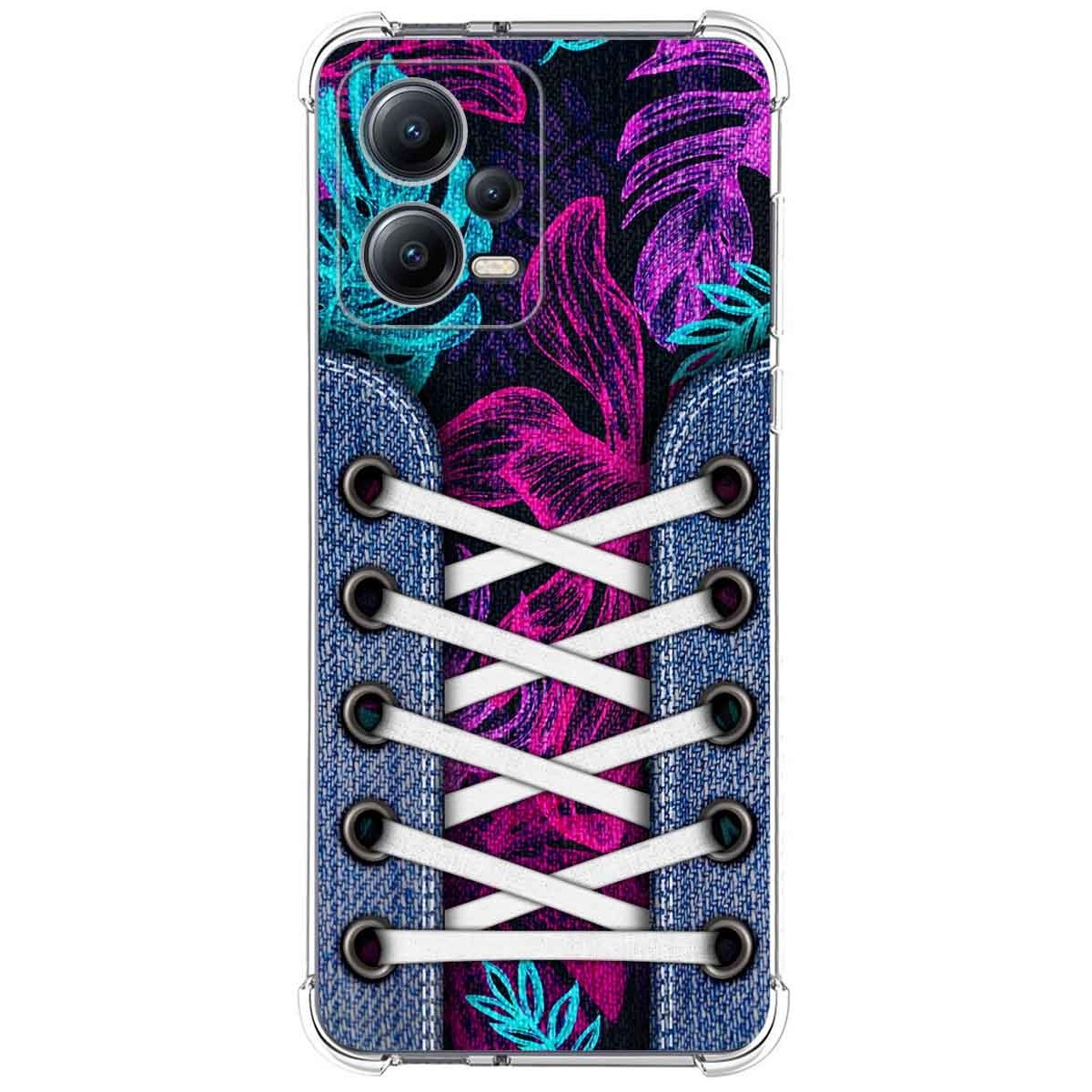 Funda Silicona Antigolpes compatible con Xiaomi Redmi Note 12 5G diseño Zapatillas 07 Dibujos