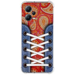 Funda Silicona Antigolpes compatible con Xiaomi Redmi Note 12 5G diseño Zapatillas 10 Dibujos