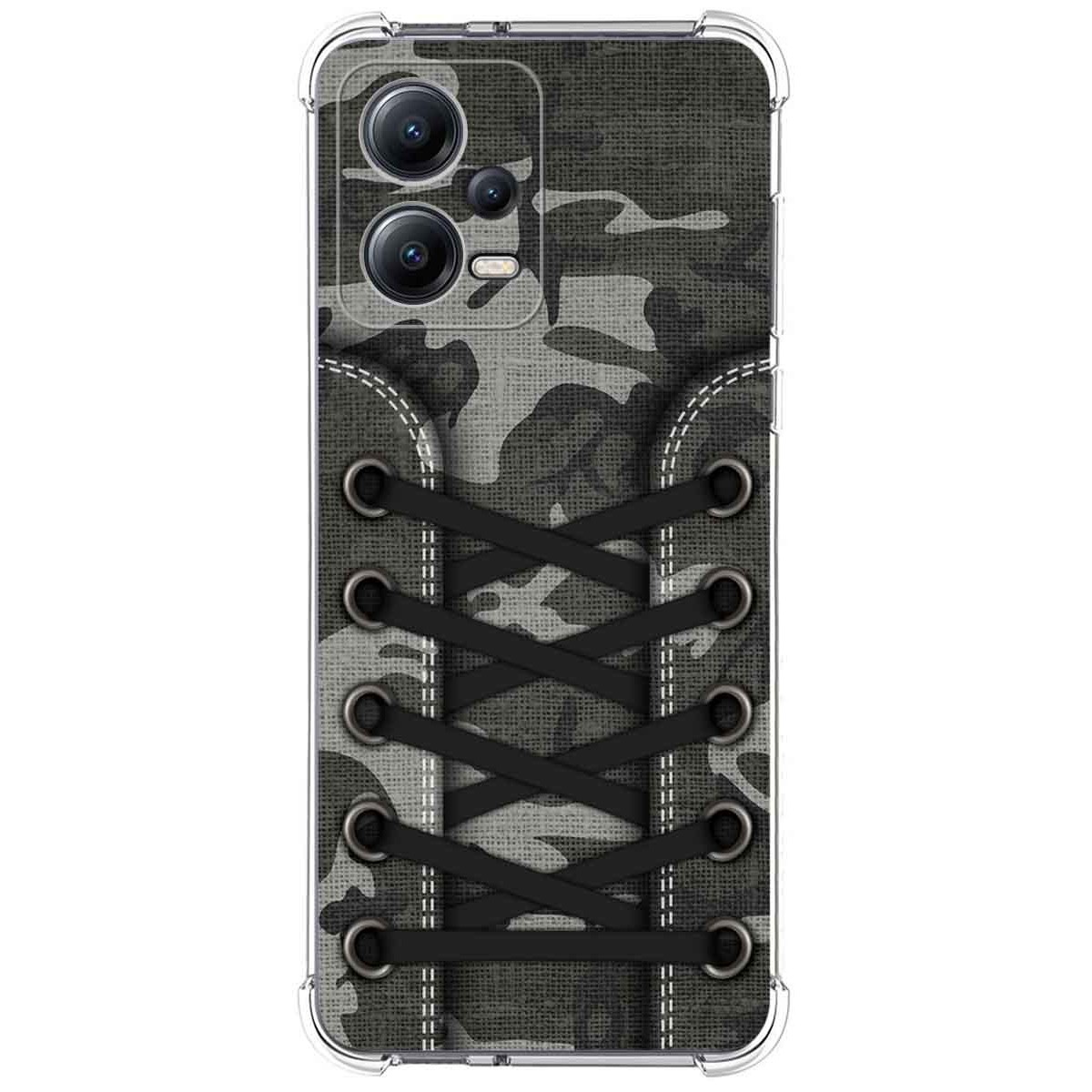 Funda Silicona Antigolpes compatible con Xiaomi Redmi Note 12 5G diseño Zapatillas 15 Dibujos