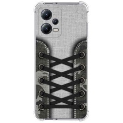 Funda Silicona Antigolpes compatible con Xiaomi Redmi Note 12 5G diseño Zapatillas 16 Dibujos