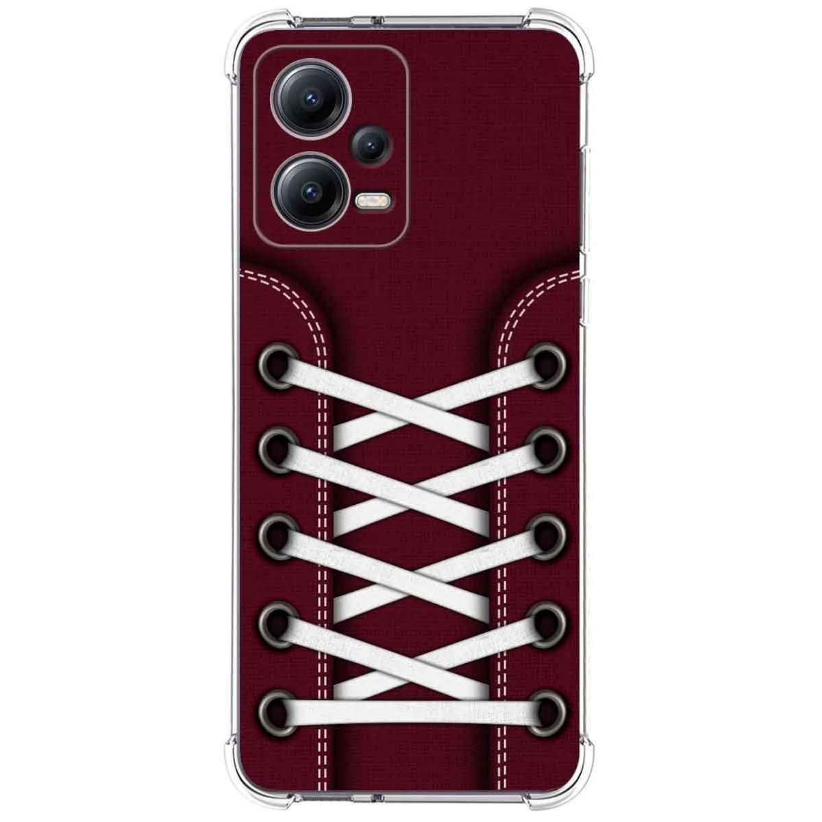 Funda Silicona Antigolpes compatible con Xiaomi Redmi Note 12 5G diseño Zapatillas 17 Dibujos