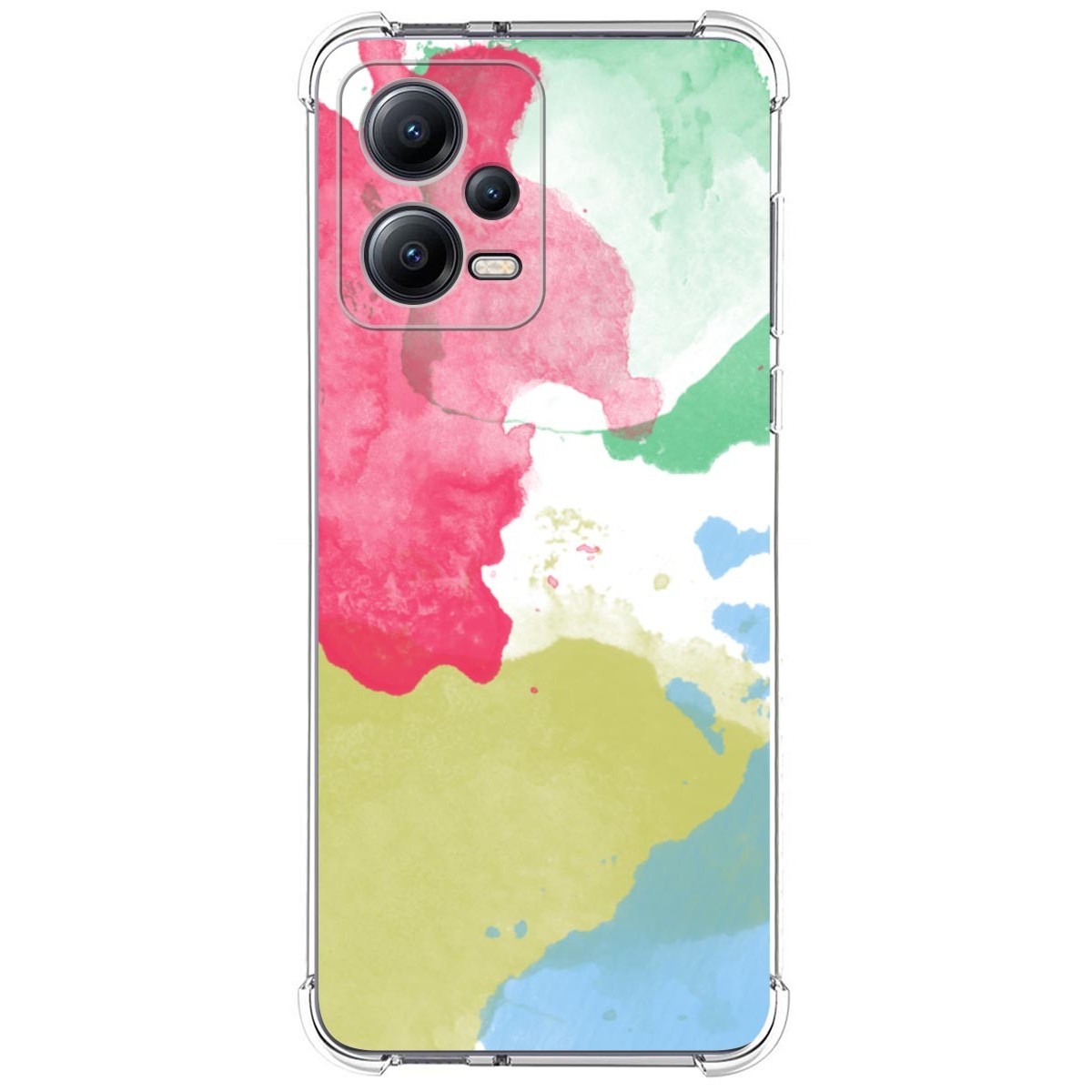Funda Silicona Antigolpes compatible con Xiaomi Redmi Note 12 5G diseño Acuarela 02 Dibujos