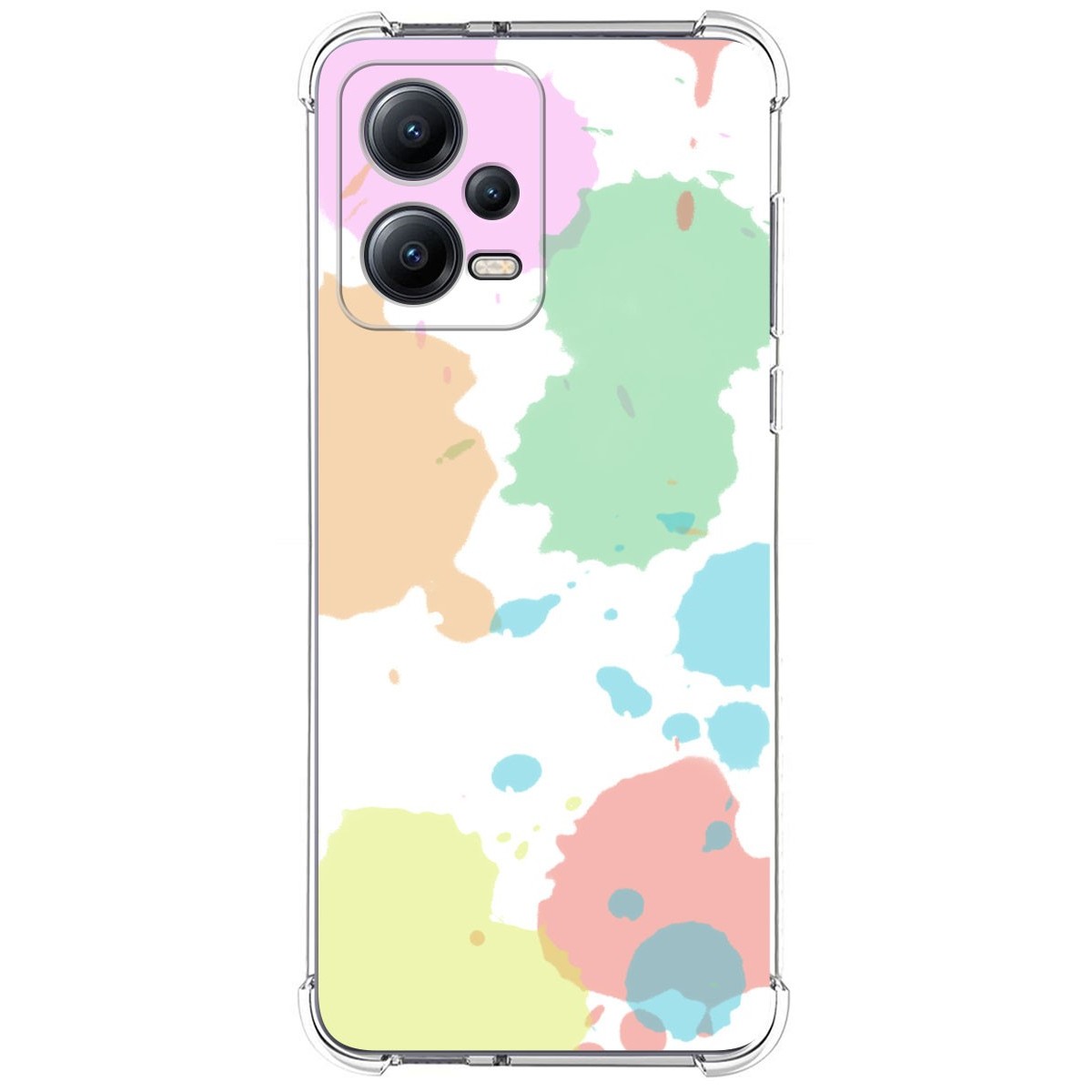 Funda Silicona Antigolpes compatible con Xiaomi Redmi Note 12 5G diseño Acuarela 05 Dibujos