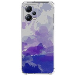 Funda Silicona Antigolpes compatible con Xiaomi Redmi Note 12 5G diseño Acuarela 09 Dibujos