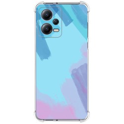 Funda Silicona Antigolpes compatible con Xiaomi Redmi Note 12 5G diseño Acuarela 10 Dibujos