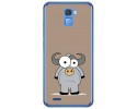 Funda Gel Tpu para Oukitel K5000 Diseño Toro Dibujos