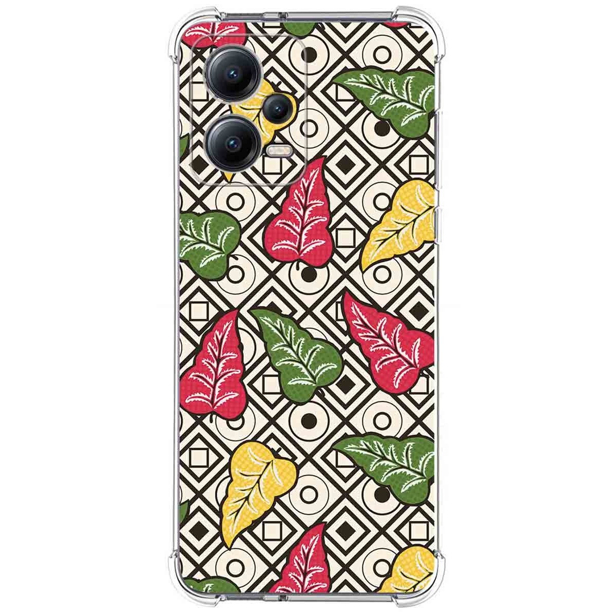 Funda Silicona Antigolpes compatible con Xiaomi Redmi Note 12 5G diseño Flores 11 Dibujos