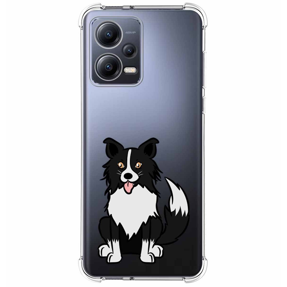 Funda Silicona Antigolpes compatible con Xiaomi Redmi Note 12 5G diseño Perros 01 Dibujos
