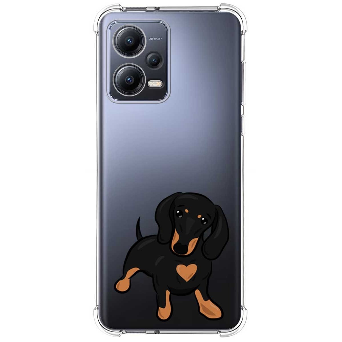 Funda Silicona Antigolpes compatible con Xiaomi Redmi Note 12 5G diseño Perros 04 Dibujos