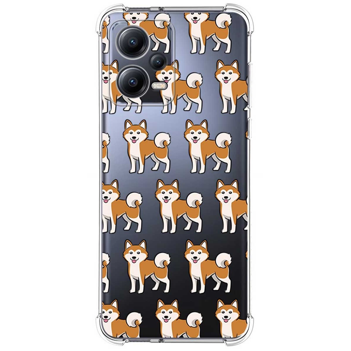 Funda Silicona Antigolpes compatible con Xiaomi Redmi Note 12 5G diseño Perros 08 Dibujos