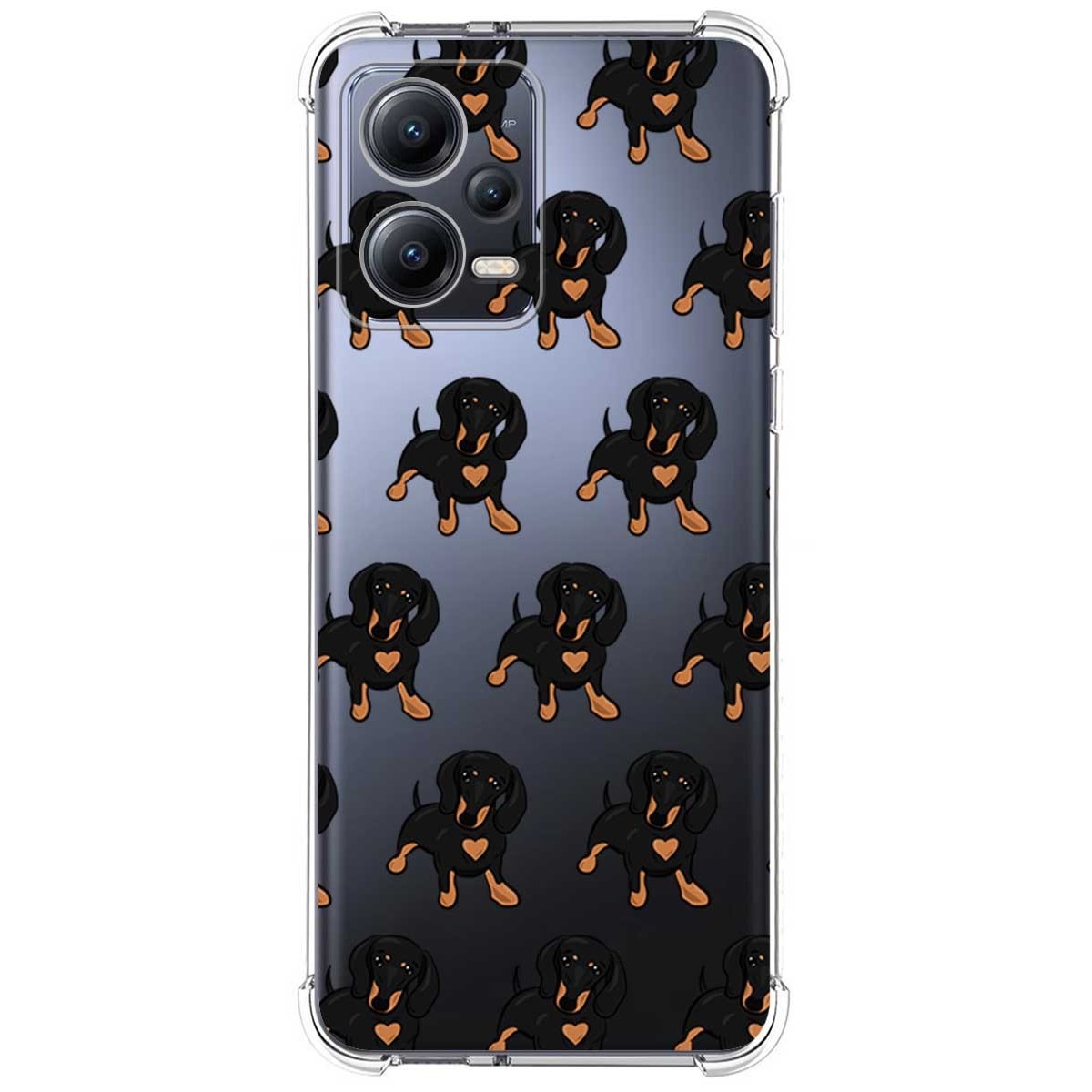 Funda Silicona Antigolpes compatible con Xiaomi Redmi Note 12 5G diseño Perros 10 Dibujos