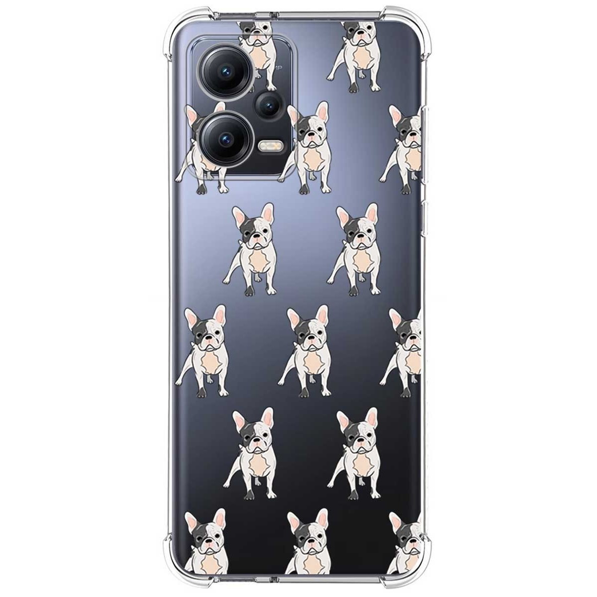 Funda Silicona Antigolpes compatible con Xiaomi Redmi Note 12 5G diseño Perros 12 Dibujos
