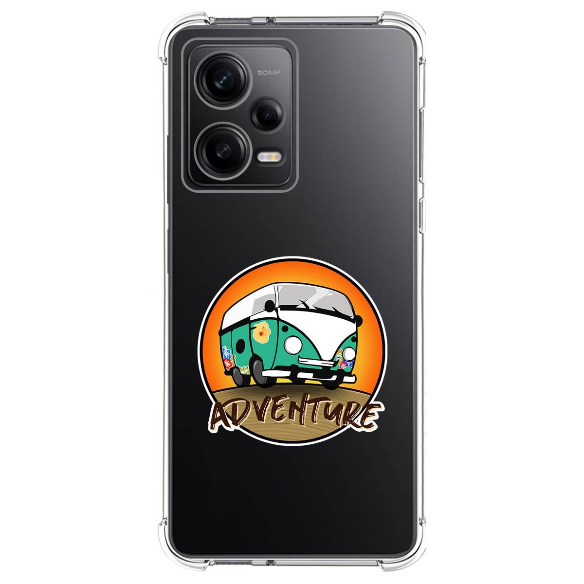 Funda Silicona Antigolpes compatible con Xiaomi Redmi Note 12 Pro 5G diseño Adventure Dibujos