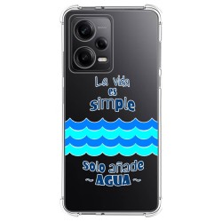 Funda Silicona Antigolpes compatible con Xiaomi Redmi Note 12 Pro 5G diseño Agua Dibujos