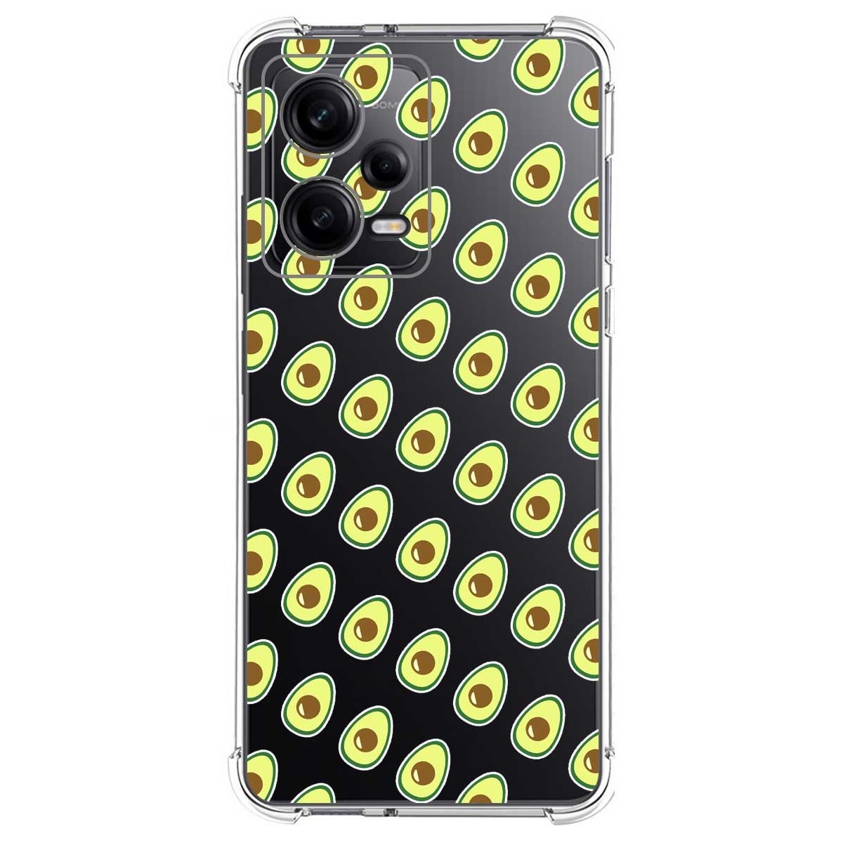 Funda Silicona Antigolpes compatible con Xiaomi Redmi Note 12 Pro 5G diseño Aguacate Dibujos