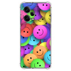 Funda Silicona Antigolpes compatible con Xiaomi Redmi Note 12 Pro 5G diseño Smile Dibujos