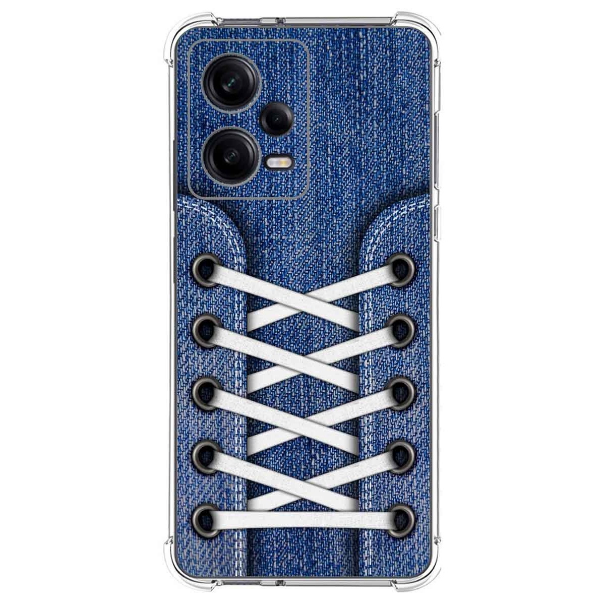 Funda Silicona Antigolpes compatible con Xiaomi Redmi Note 12 Pro 5G diseño Zapatillas 01 Dibujos