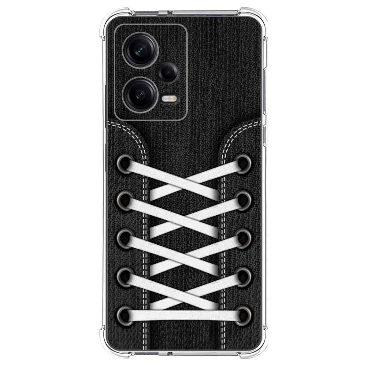Funda Silicona Antigolpes compatible con Xiaomi Redmi Note 12 Pro 5G diseño Zapatillas 02 Dibujos