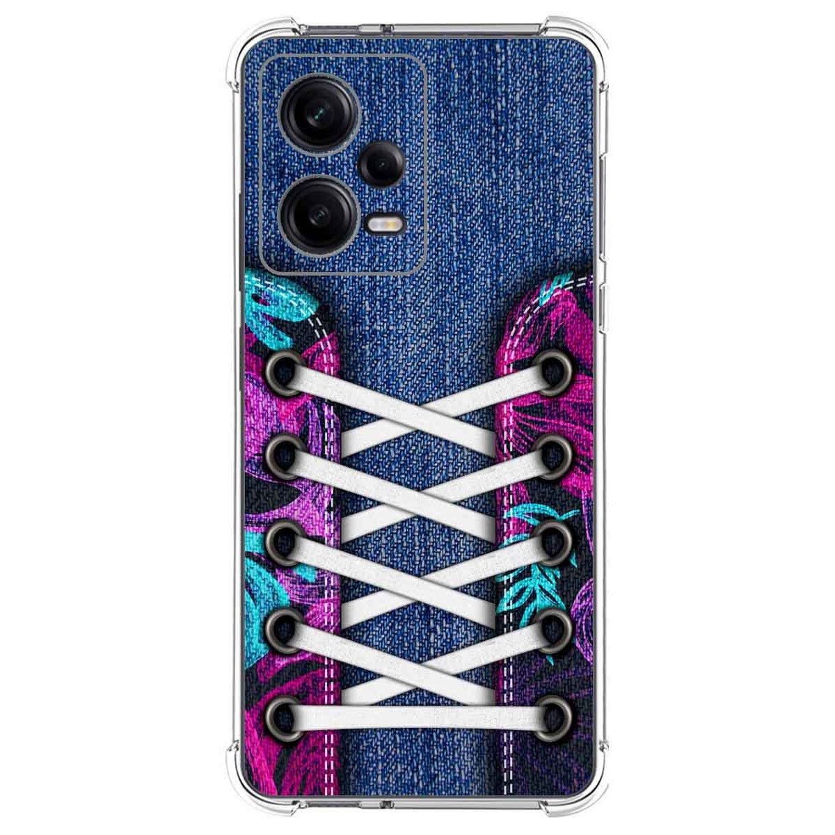 Funda Silicona Antigolpes compatible con Xiaomi Redmi Note 12 Pro 5G diseño Zapatillas 06 Dibujos