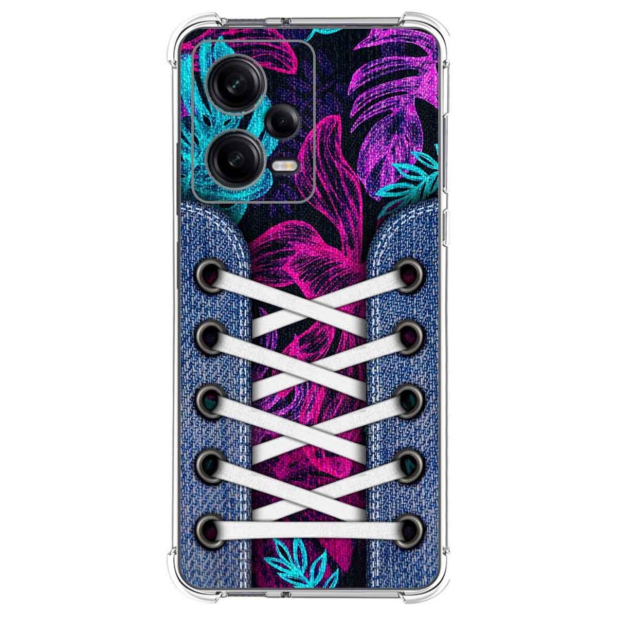 Funda Silicona Antigolpes compatible con Xiaomi Redmi Note 12 Pro 5G diseño Zapatillas 07 Dibujos