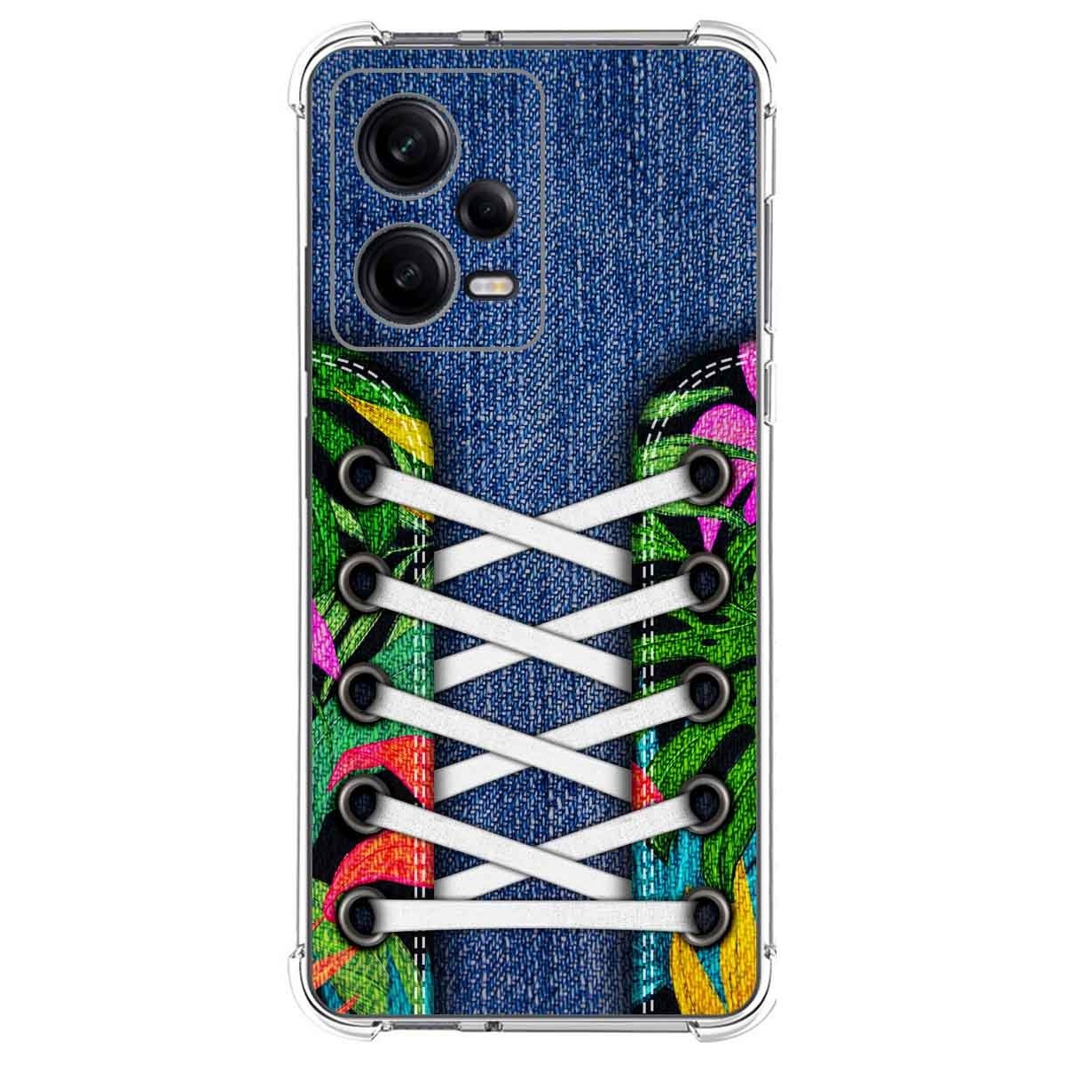 Funda Silicona Antigolpes compatible con Xiaomi Redmi Note 12 Pro 5G diseño Zapatillas 13 Dibujos