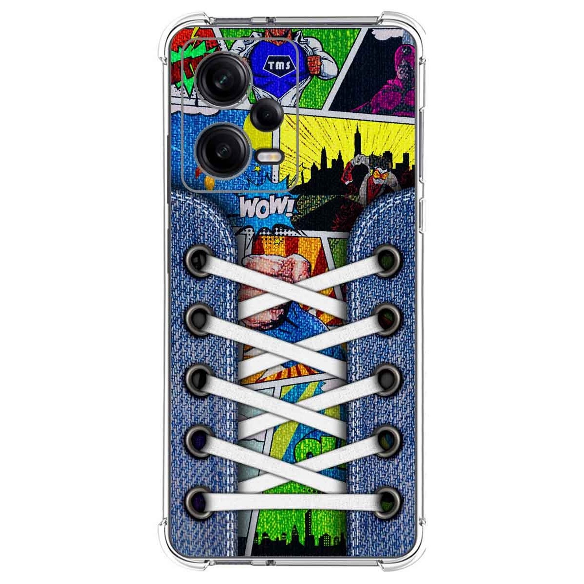 Funda Silicona Antigolpes compatible con Xiaomi Redmi Note 12 Pro 5G diseño Zapatillas 14 Dibujos