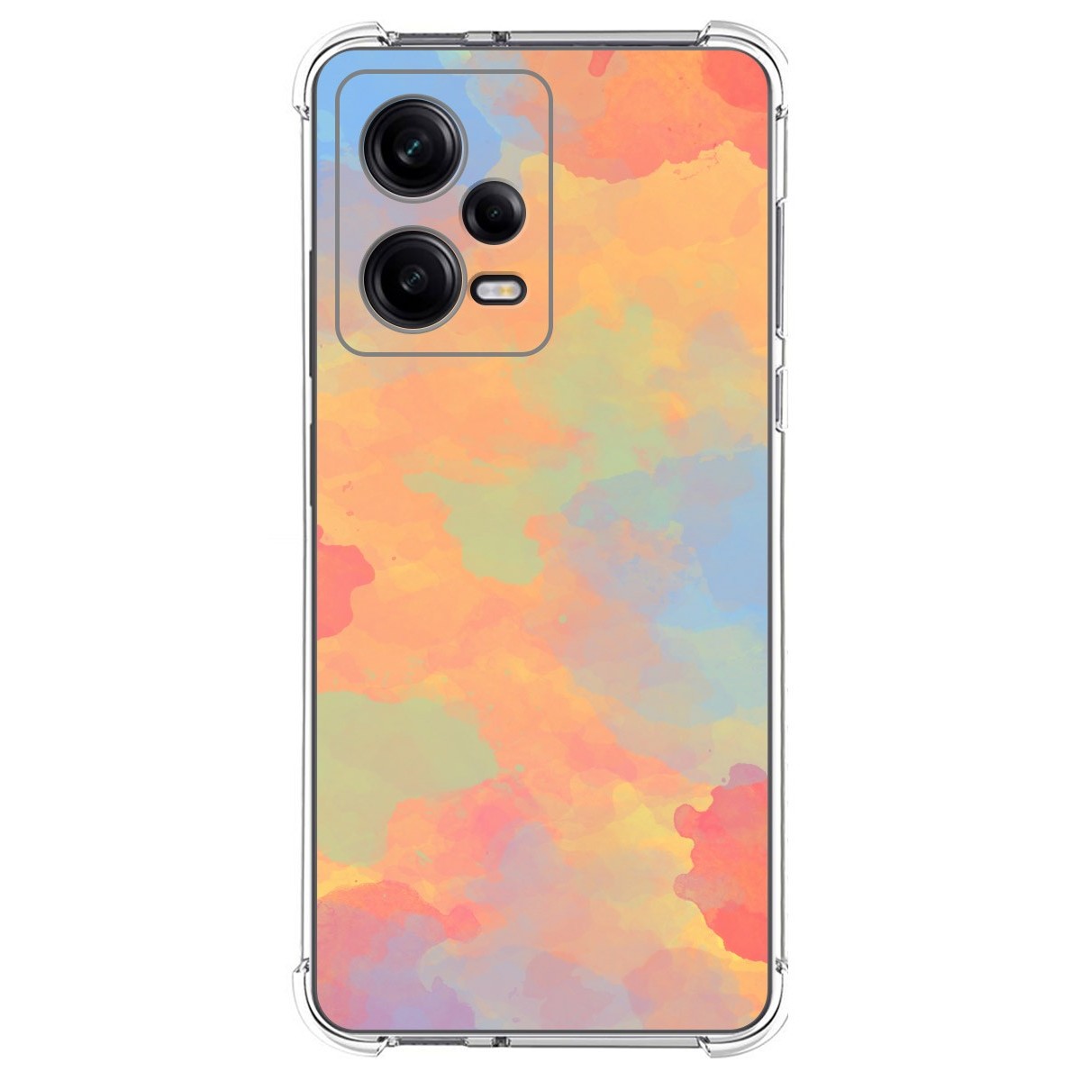 Funda Silicona Antigolpes compatible con Xiaomi Redmi Note 12 Pro 5G diseño Acuarela 08 Dibujos