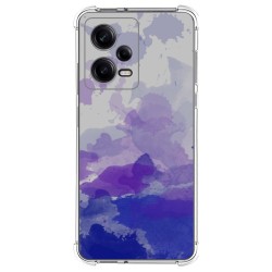 Funda Silicona Antigolpes compatible con Xiaomi Redmi Note 12 Pro 5G diseño Acuarela 09 Dibujos