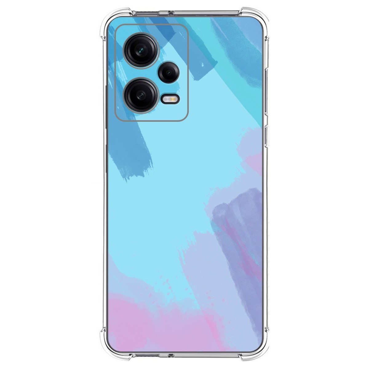 Funda Silicona Antigolpes compatible con Xiaomi Redmi Note 12 Pro 5G diseño Acuarela 10 Dibujos