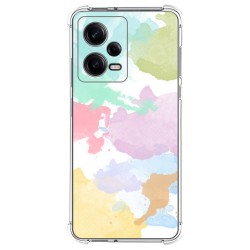 Funda Silicona Antigolpes compatible con Xiaomi Redmi Note 12 Pro 5G diseño Acuarela 11 Dibujos