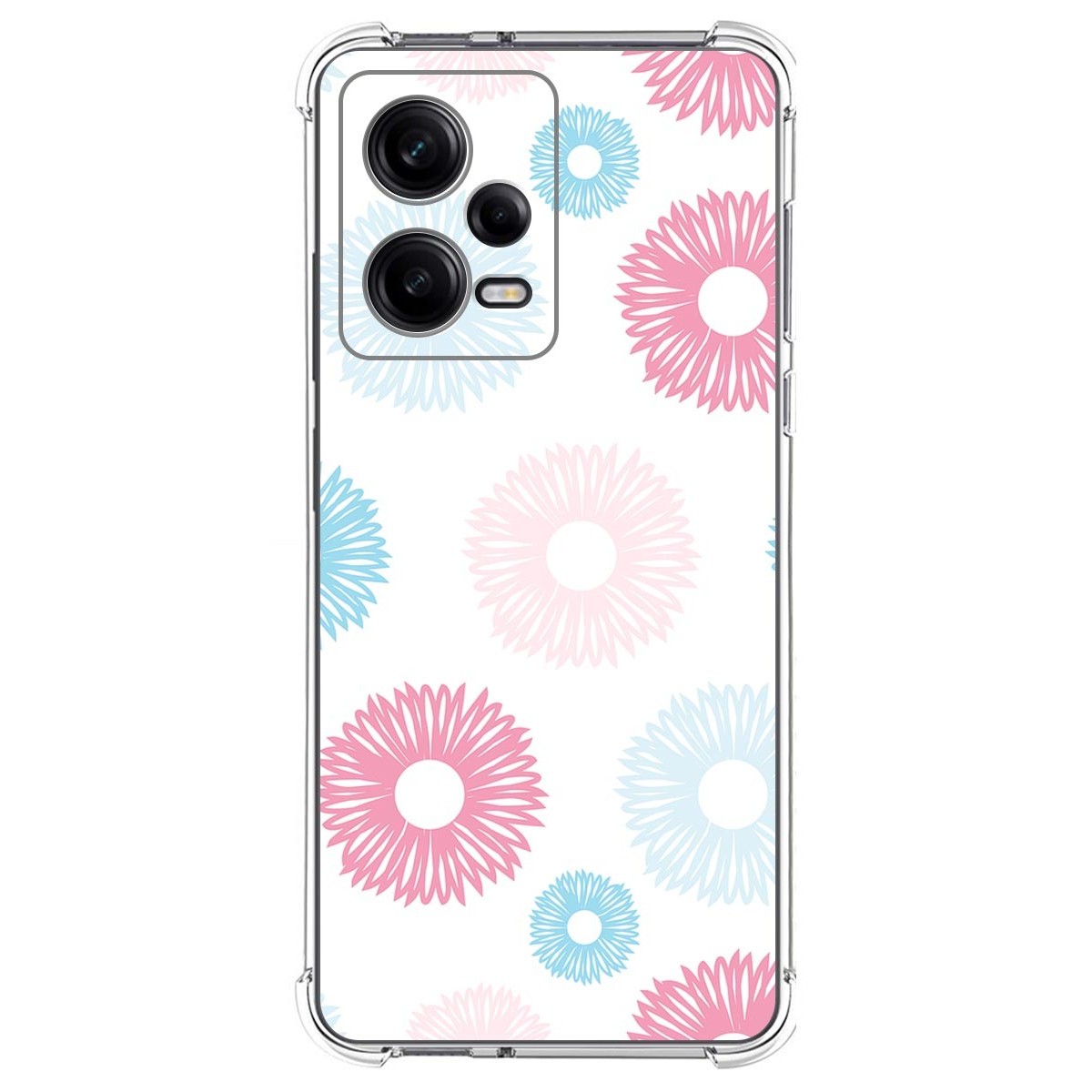 Funda Silicona Antigolpes compatible con Xiaomi Redmi Note 12 Pro 5G diseño Flores 06 Dibujos