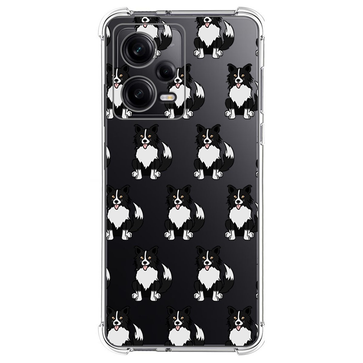 Funda Silicona Antigolpes compatible con Xiaomi Redmi Note 12 Pro 5G diseño Perros 07 Dibujos