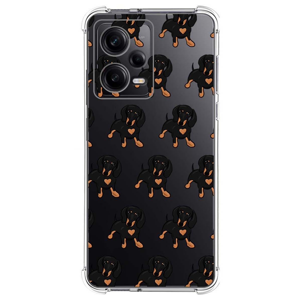 Funda Silicona Antigolpes compatible con Xiaomi Redmi Note 12 Pro 5G diseño Perros 10 Dibujos