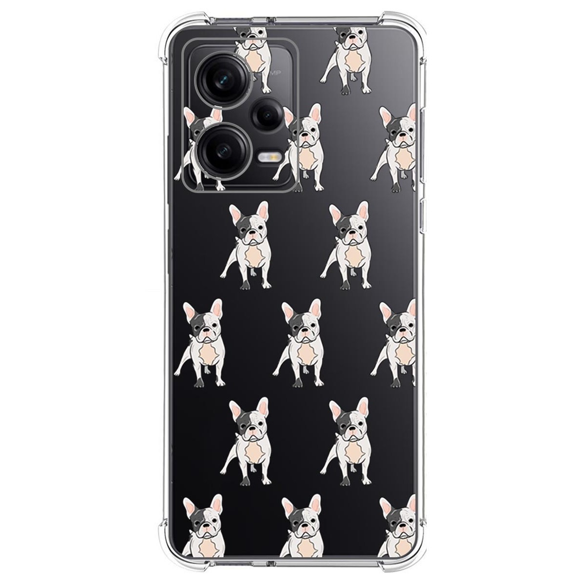 Funda Silicona Antigolpes compatible con Xiaomi Redmi Note 12 Pro 5G diseño Perros 12 Dibujos