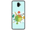 Funda Gel Tpu para Oukitel K8000 Diseño Familia Dibujos