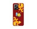 Funda Silicona Líquida Roja compatible con Xiaomi Redmi Note 12 5G diseño Abeja Dibujos