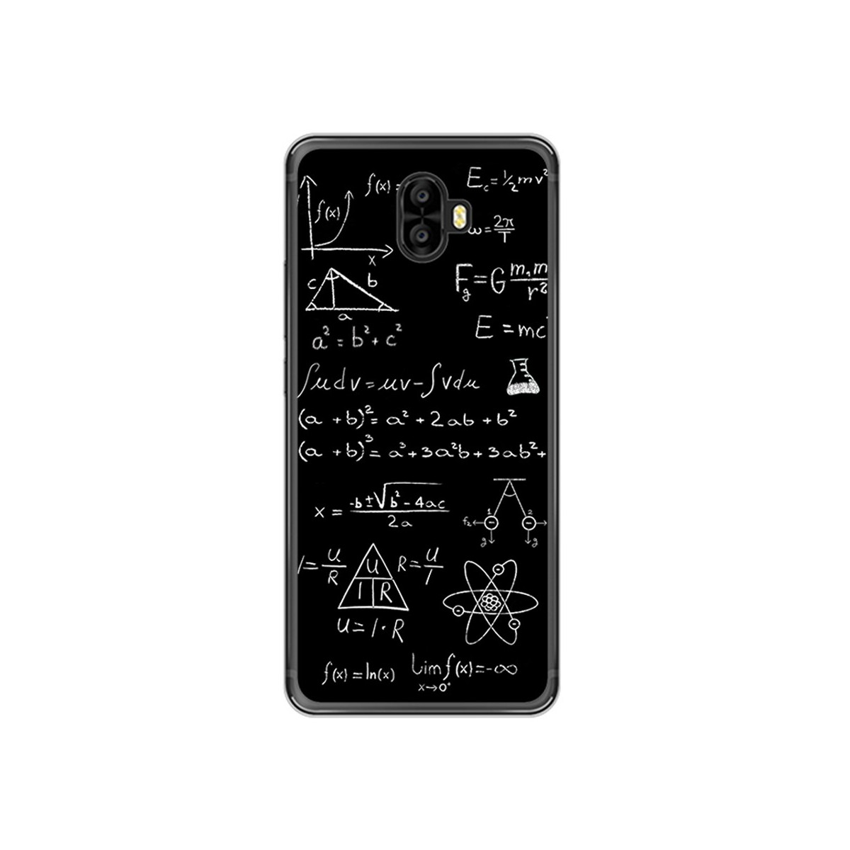 Funda Gel Tpu para Oukitel K8000 Diseño Formulas Dibujos