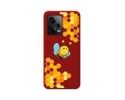 Funda Silicona Líquida Roja compatible con Xiaomi Redmi Note 12 Pro 5G diseño Abeja Dibujos
